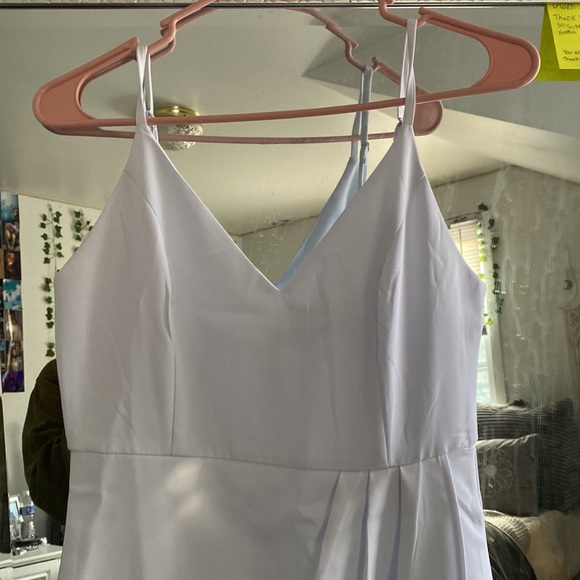 Long White Tank Dress - Picture 3 of 4